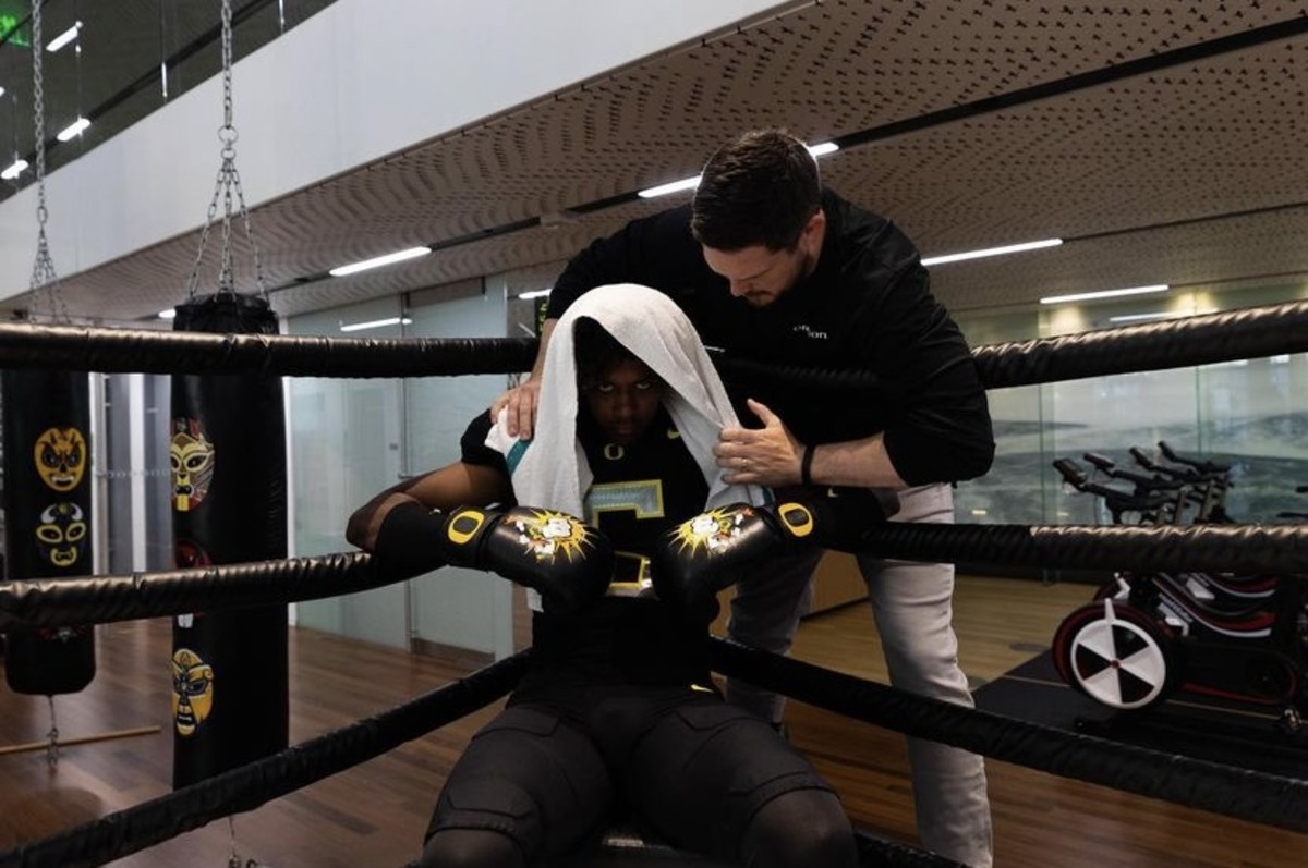 Jaden Rashada Boxing Ring